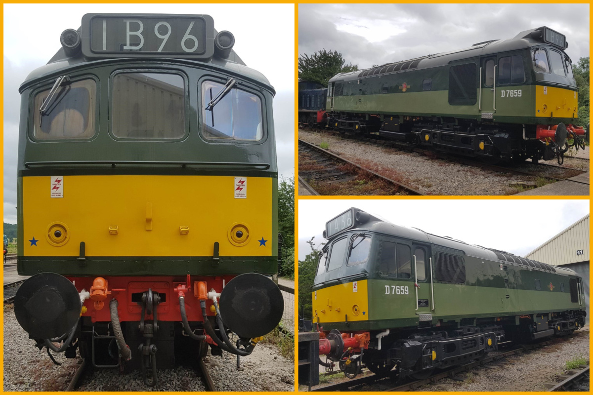 Image of Sulzer Type 2, British Rail Class 25 No. D7659 at Toddington taken by Alex Farran.